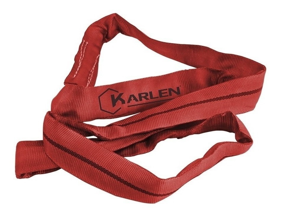 [GM-14ESLING007CH] Eslinga de Carga Redonda Roja 5Ton 1Mx7Cm