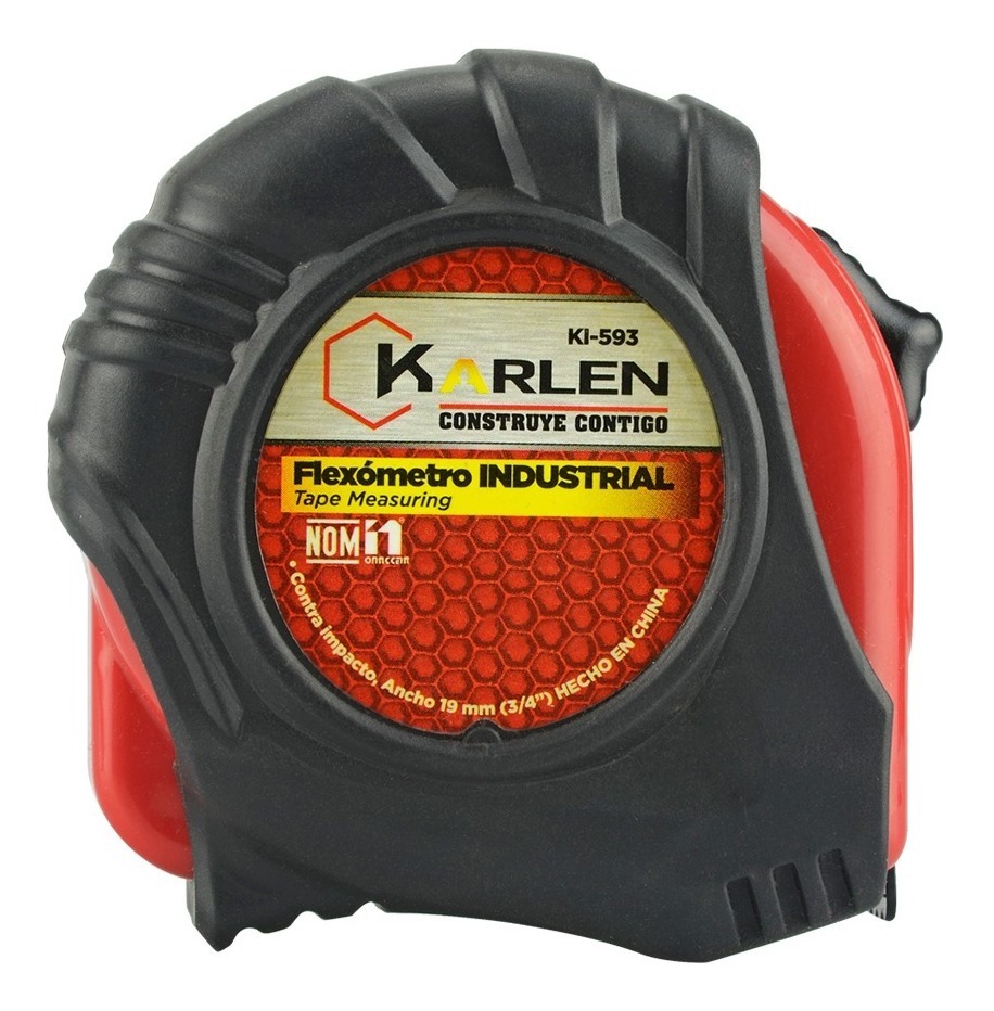 Flexómetro Industrial Plástico Resistente 3 Mts El Mejor