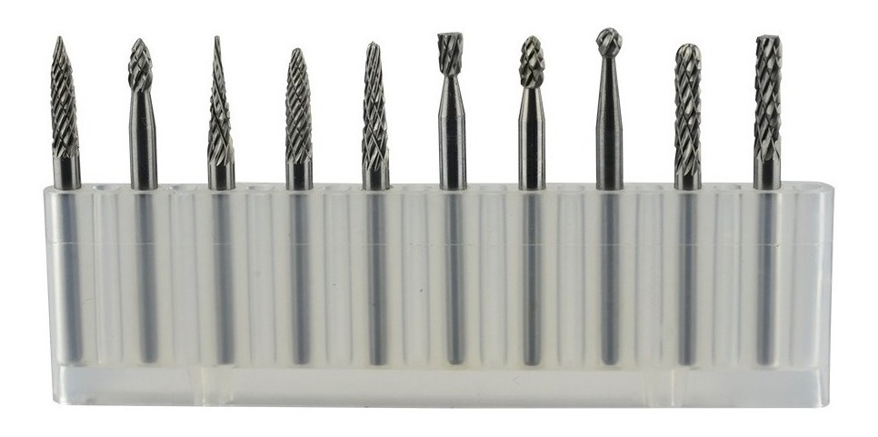 Fresas Rotativas Carburo 1/8x1/8  Sdy067b2 (10 Piezas)