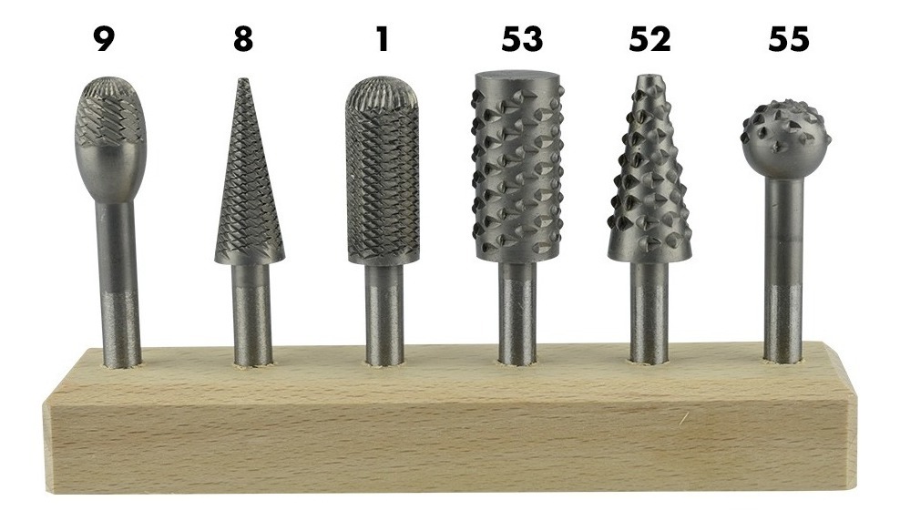 Limas Rotativas  Iridium  I2440001 (6 Piezas)
