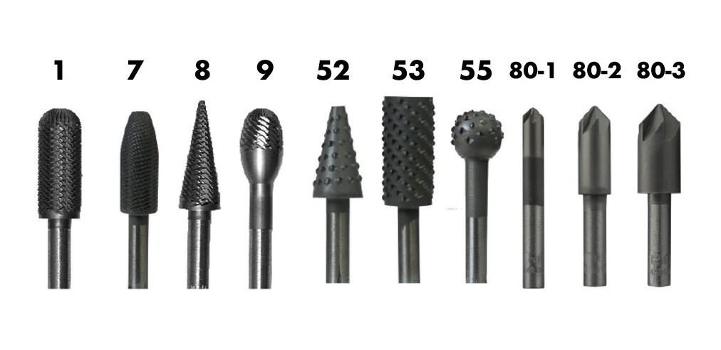 Limas Rotativas  Iridium  2720001 (9 Piezas)