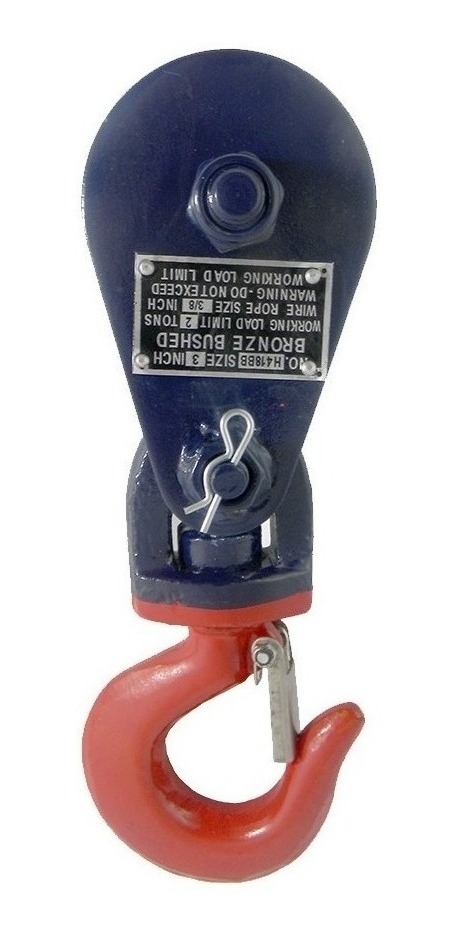 Polea Con Gancho De Eslinga  Patesca  3  2Ton Carga