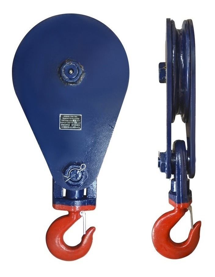 [GM-14GANCHO117CH] Polea Con Gancho de Eslinga Patesca 15 Ton, Karlen