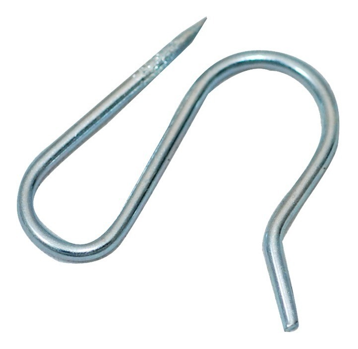 Gancho Alfiler Cortinero Metal Galvanizado 1.3 Mm El Mejor