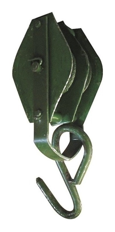 Garrucha P/Cable Manila Doble 2-4 Nuevo Carga