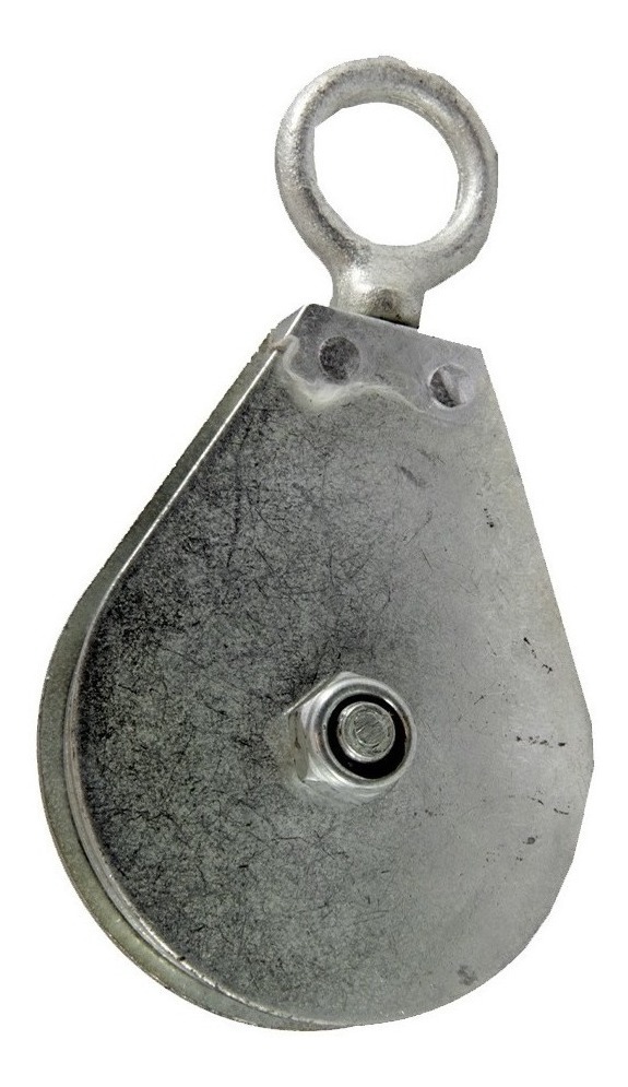 Garrucha Giratoria Para Cable Galvanizado 5 127Mm