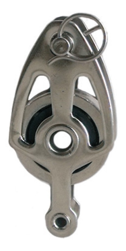 Garrucha Fija Inoxidable Ss316 Con Balero 25X47Mm Ms1113