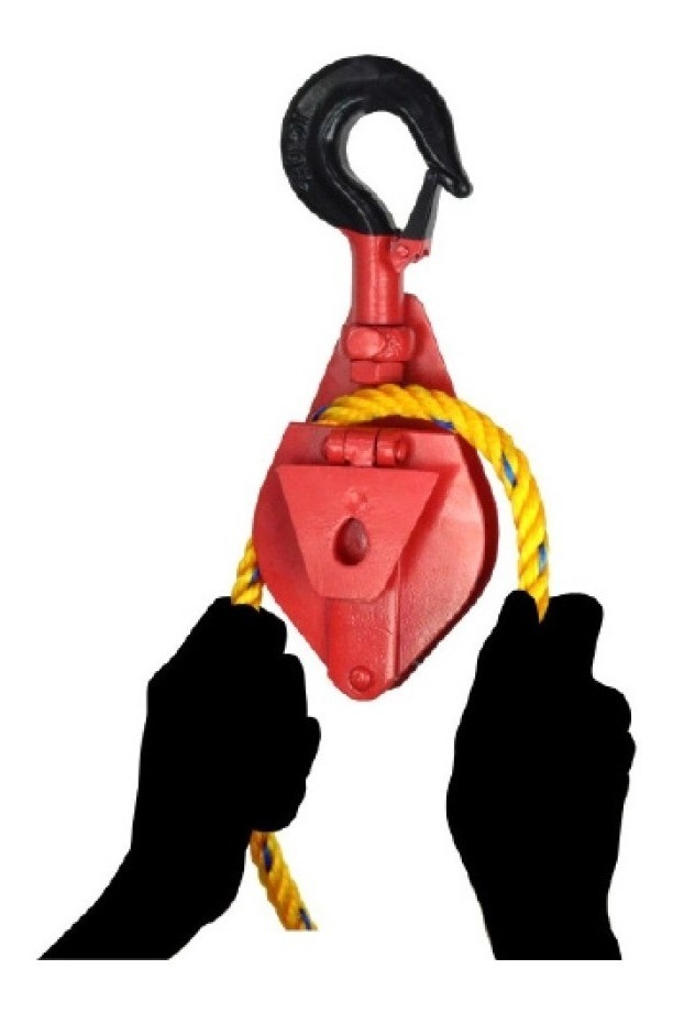 Garrucha / Polea Sencilla Con Bisagra 1 Tonelada, Karlen