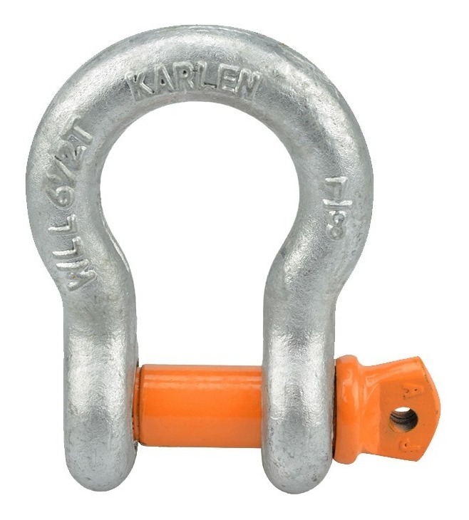 Grillete Reforz. Perno Naranja 6 W.L.L. 7/8 X1