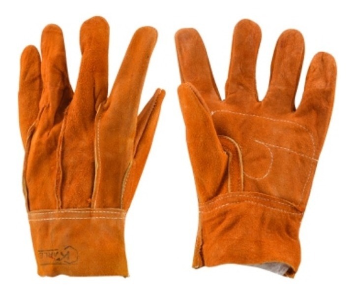 Guantes Carnaza Res Soldar Cortos Puños Rigidos El Mejor