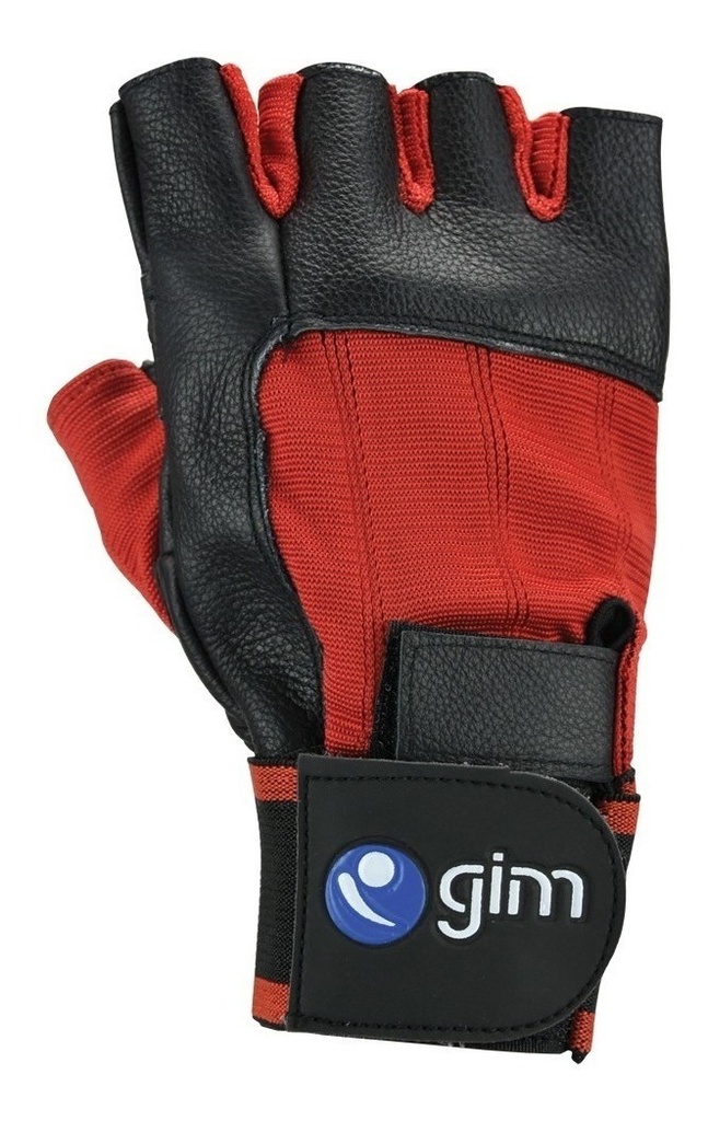 [GM-14GUANTE144LA] Guantes Piel Para Gimnasia Entrenamiento Mediano GIM