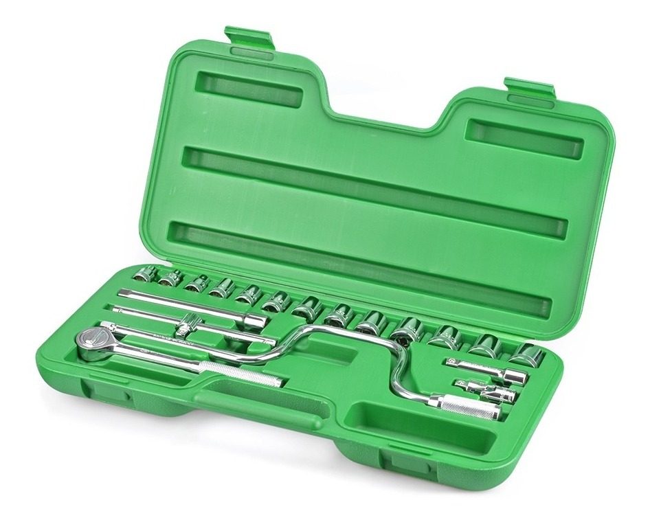 [GM-14HERRAM029WS] Juego de Autocle (dados y Matracas) 20 Piezas