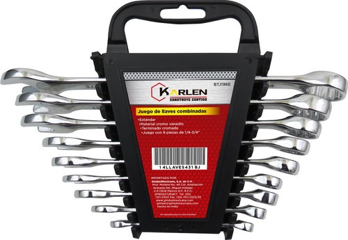 Juego Llaves Combinadas Crv 1/4-3/4  Gim 620116778