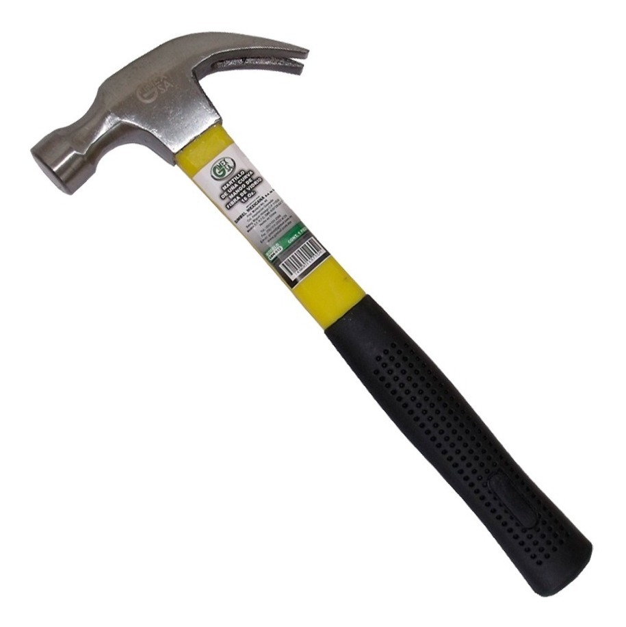 Martillo de Uña Curva Mango F.v. 16 Oz Gsh-S12