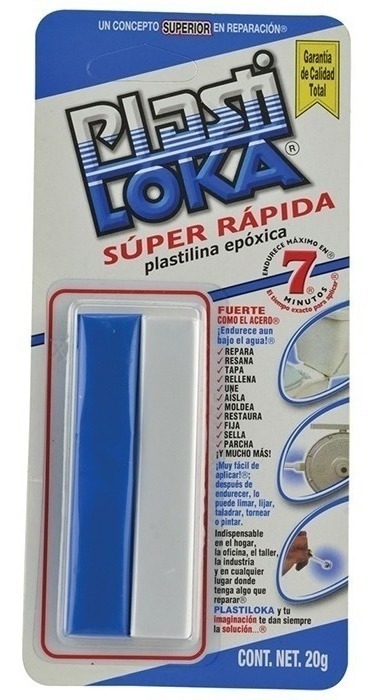 [GM-14PEGAME016SM] Plastiloka Súper Rápida 20 Gramos Caja De 10 Piezas