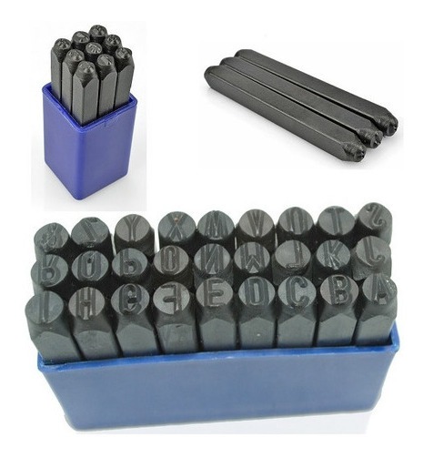 [GM-14PUNZON056JD,GM-14PUNZON041JD] Letras Y Numeros De Golpe 6 Mm Juego Completo Nuev 756094836