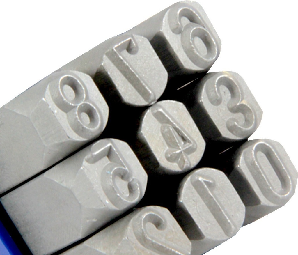 Numeros De Golpe 1/2  12Mm Cr-V Ot2002 Punzon