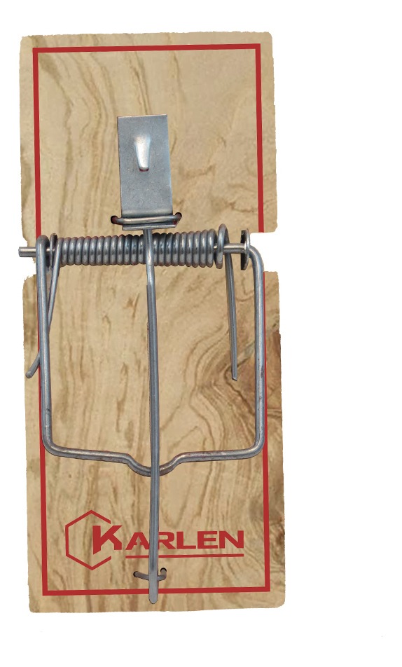 [GM-14RATONE005SM] Trampa Ratonera De Madera Mediana No.2 150X70Mm