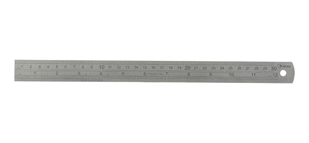 Regla Metálica de Acero Inoxidable de 50Cm Gm-14Reglas011Ch