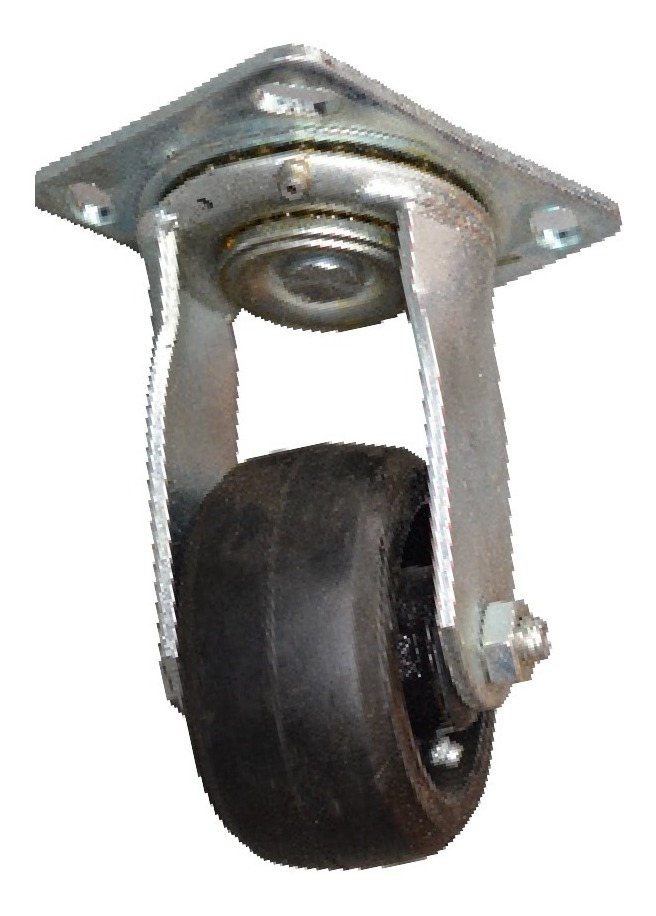 [GM-14RODAJA134CH] Rodaja Industrial 125Mm Negra/Placa/Giratoria Dk013Ps05