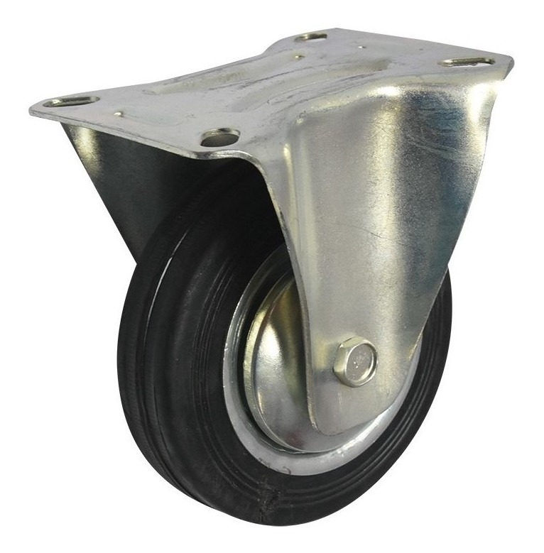 [GM-14RODAJA151CH] Rodaja Industrial 200Mm Placa Fija Con Balero Dk008Pd08