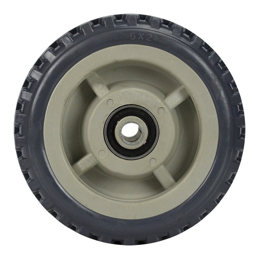 Rueda De Goma En Rin De Plastico 6X2
