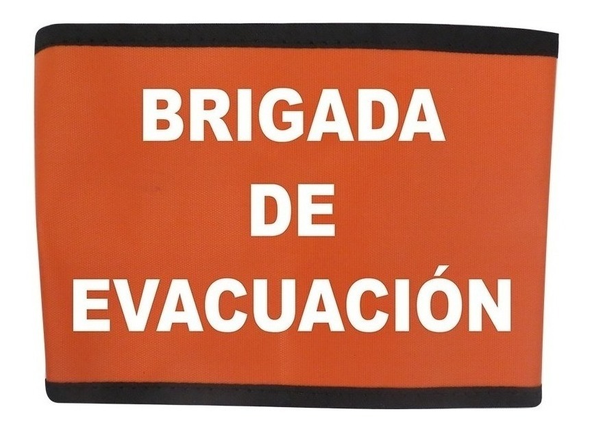 Brazalete Brigadista Naranja – Evacuación
