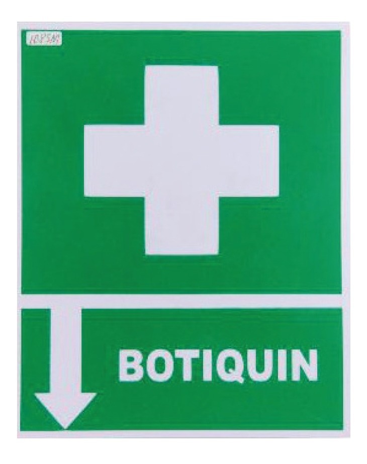 [GM-14SEGURI113KA] Señal Botiquin 20X25Cm