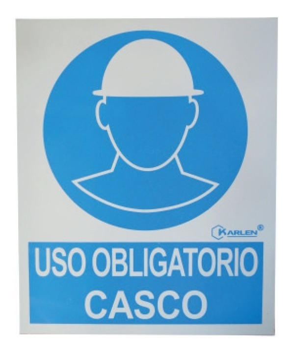 Señal  Casco  20X25Cm