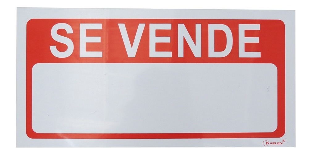 Señal  Se Vende  40X20Cm