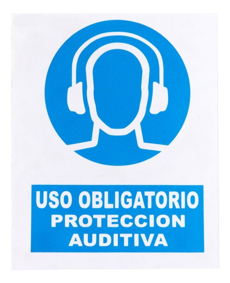 [GM-14SEGURI128KA] Señal  Proteccion Auditiva  20X25Cm