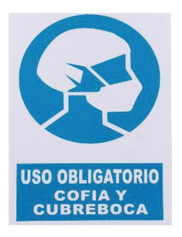 Señalamiento Uso Obligatorio De Cubreboca  30X45Cm