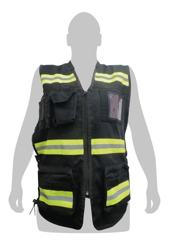 Chaleco Brigadista Para Motociclista Con Reflejanteplus