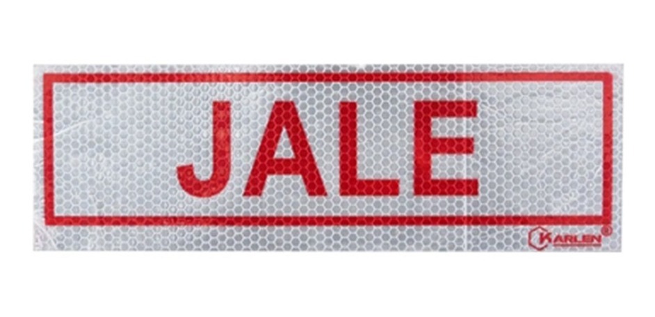 [GM-14SEGURI235KA] Etiqueta  Jale  25X8Cm