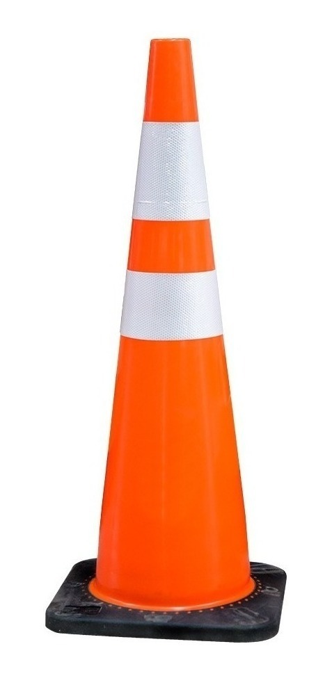 Cono Naranja De Seguridad Pvc 900Mm Base 360X360Mm