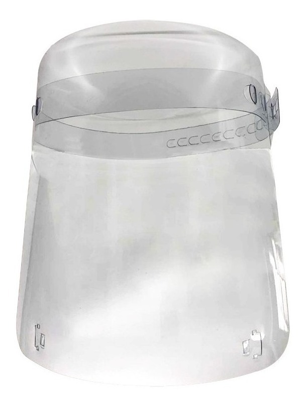 Careta Protectora De Pvc Color Cristal Material  Norma Fda