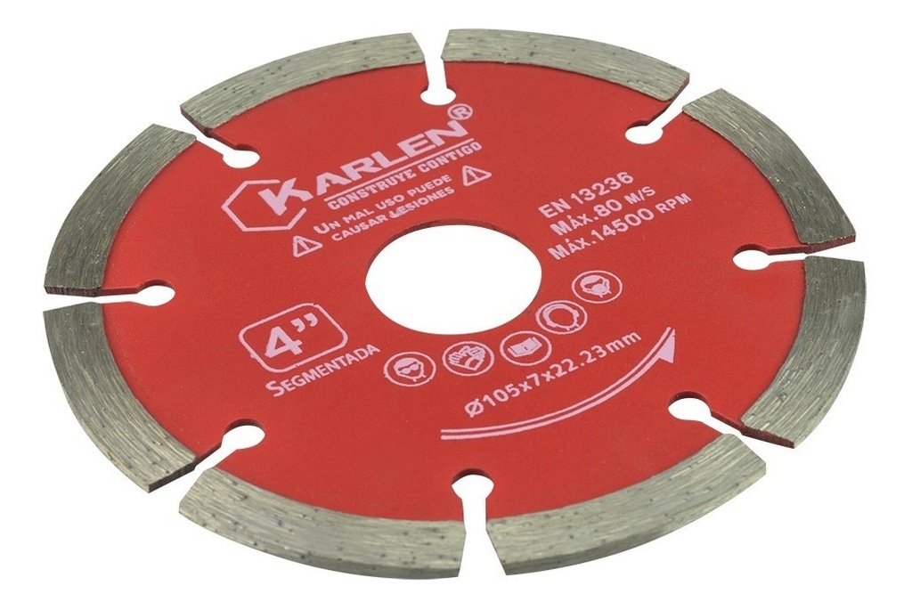 Sierra Circular De Diamante Segmentada 180/Segm