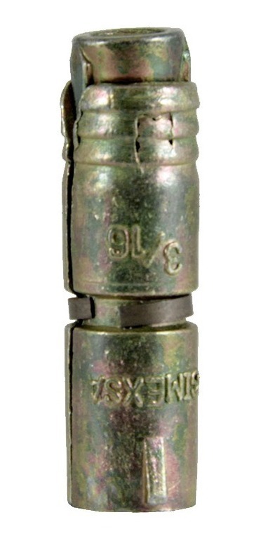 Taquete de Expansión Z 1/4" (6.3mm) - 100 Pzas