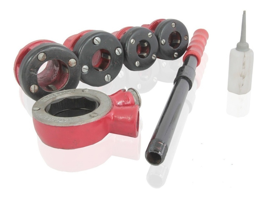 Terraja Para Tubo Npt Juego De 1/2 A 1.1/4 Envio Gratis