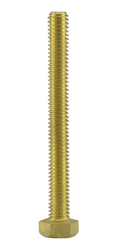 Tornillo Hexagonal de Latón 5/16"x2" (25 Pzas)