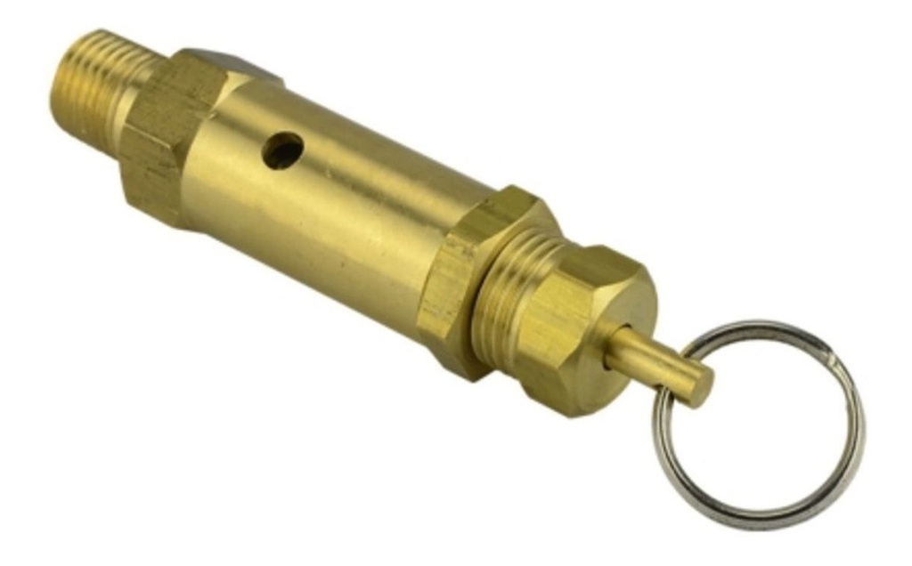 Válvula Neumática Seguridad Latón 200 Psi 1/4 Plg El Mejor