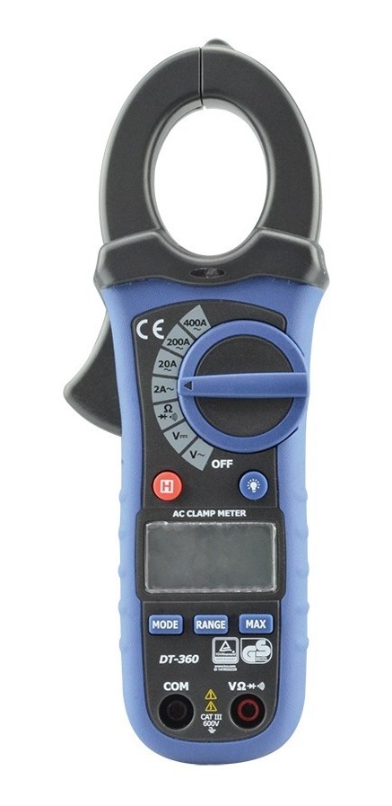 Multimetro De Gancho Lcd 2000 600V Dt360