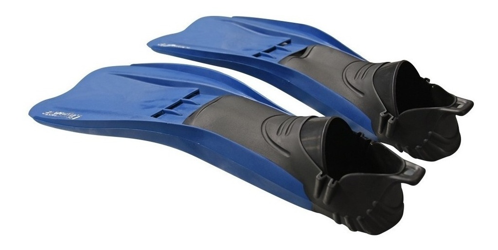 Aletas Para Natacion Profesionales Azules, 26 A 28.5cm Lagon