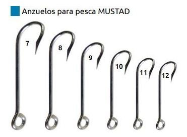 Anzuelo Mustad 32807LBN Circle Hook 5/0 (6 Piezas)
