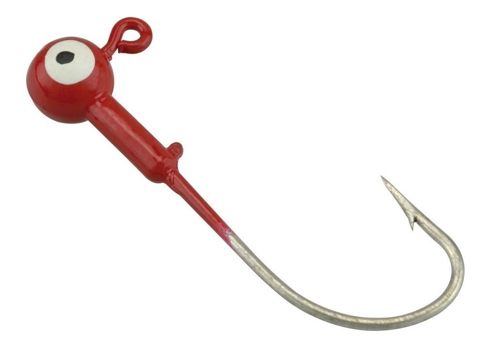 Anzuelo Jig Saltwater Fish Head 3/8 Oz Tamaño 6 (10 Piezas)
