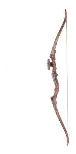 Arco Recurvo Profesional Camuflado 55 Lbs Para Tiro