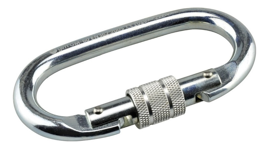 Mosquetón Ovalado de Alta Resistencia 22kN