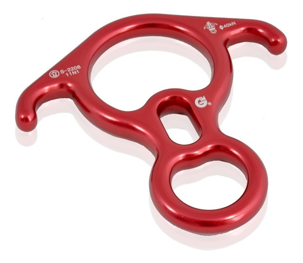 Descensor De Aluminio Figura Ocho 40 Kn Nuevo 