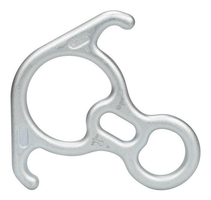 Descensor Figura 8 (ocho) Aluminio 40KN Gris Gm-220 Rappel