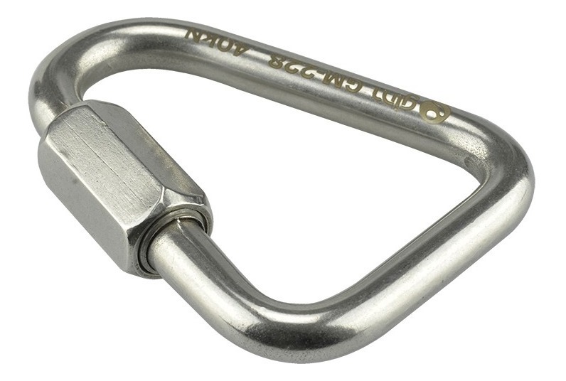 [GM-15BANDOL228NH] Mosquetón de Seguridad Tipo Triangular 40 Kn Alpinismo